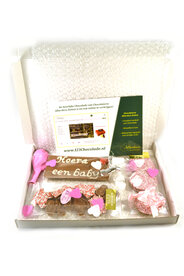 Brievenbuspakket chocolade geboorte