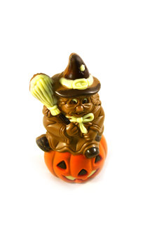 Chocolade Heks op pompoen