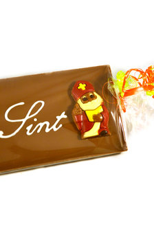 Handgeschreven Chocoladereep &#039;Van Sint&#039; of &#039;Van Piet&#039; 