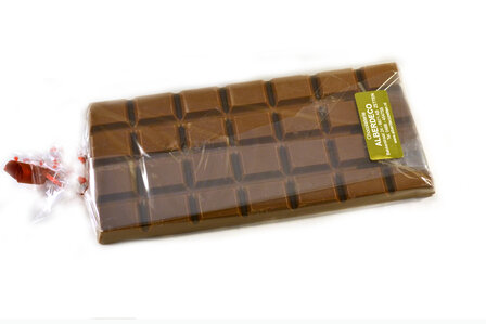 Handgeschreven Chocoladereep &#039;ik hartje van jou&#039; valentijn chocoladereep