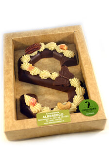 Lactose vrije Vegan Chocolade letter