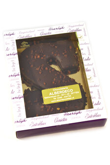 Gevulde praline letter S puur