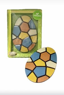 Vegan/lactose vrije Paasei tablet gekleurd