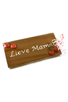Handgeschreven Chocoladereep &#039;Lieve Mama&#039;