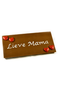 Handgeschreven Chocoladereep &#039;Lieve Mama&#039;