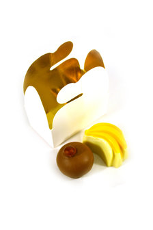 Bedankje Chocolade vlinderdoosje