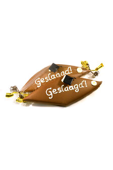 Handgeschreven Spek van Chocolade &#039;Geslaagd&#039;