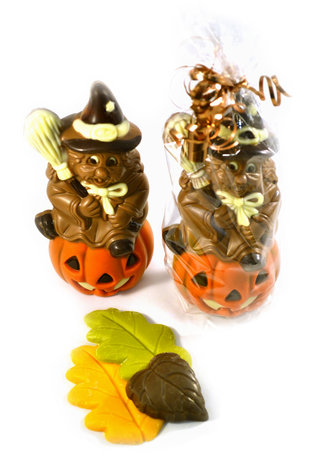 Chocolade Heks op pompoen
