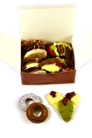 Diverse Kerst Chocolade in doos 295 gram