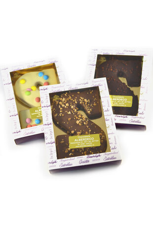 Gevulde praline letter S