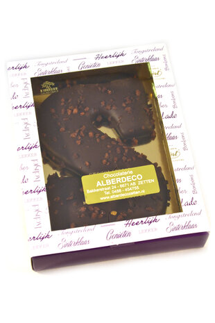 Gevulde praline letter S puur