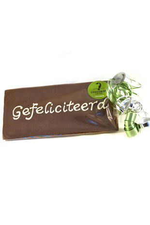 lactosevrije chocoladereep gefeliciteerd