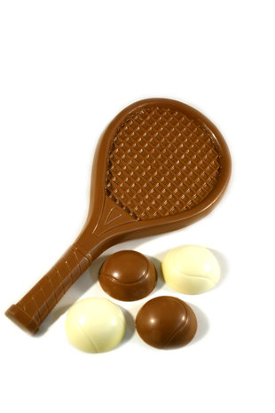 Chocolade Tennisset
