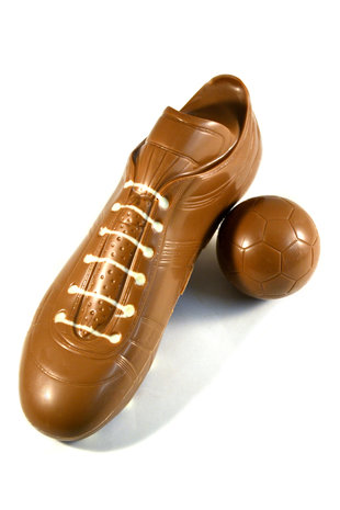 Chocolade Voetbalschoen