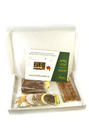 Chocolade brievenbuspakket €17,25 (incl. verzendkosten)