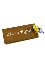 Handgeschreven Chocoladereep 'Lieve Papa'